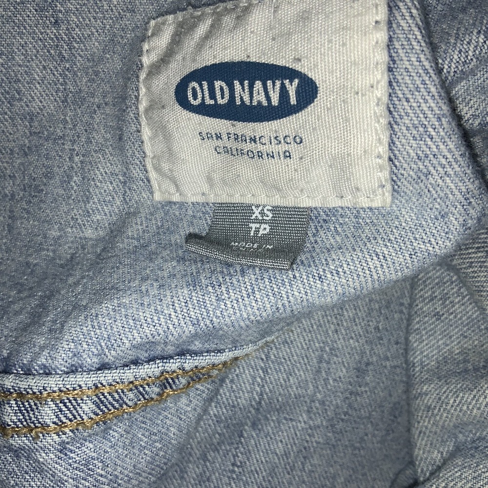 Old Navy Light Blue Denim Jacket Women's Size XS - Picture 8 of 9